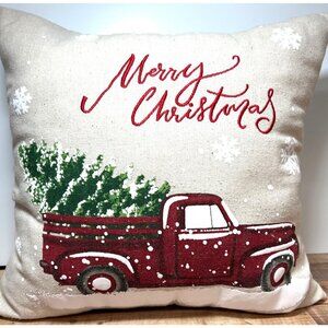 Hobby Lobby Merry Christmas Truck Pillow 14.5''